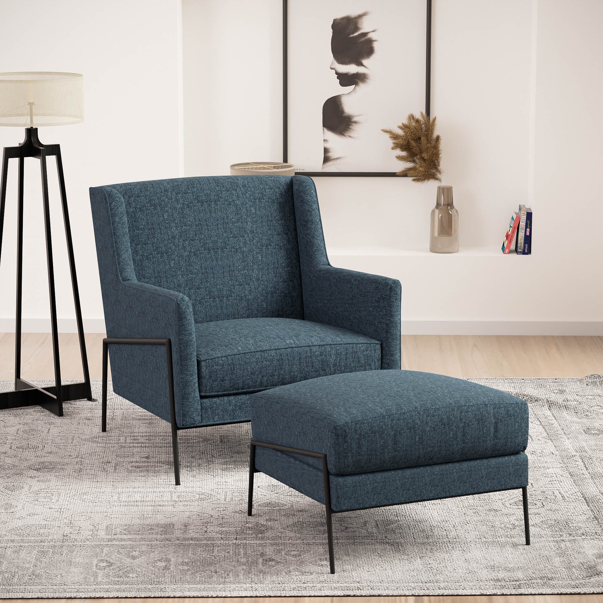 Interiors by Steven G. Skirted Accent Chair | 89% Off | Kaiyo